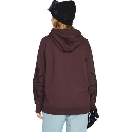 

Флисовый пуловер Costus женский Volcom, цвет Black Plum