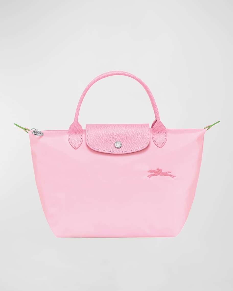 

Маленькая зеленая сумка с ручкой сверху Le Pliage Longchamp