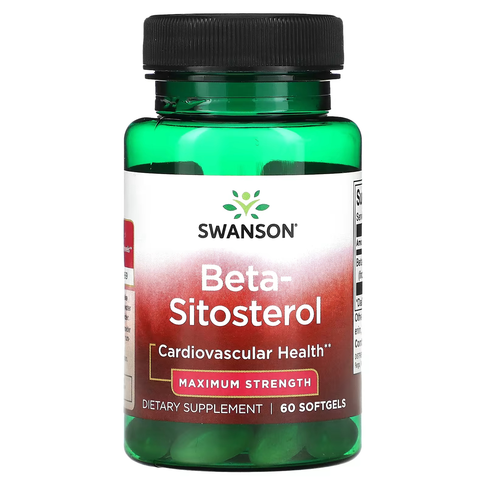 Бета-ситостерин Swanson максимальной силы, 60 мягких таблеток бета ситостерин swanson максимальной силы 60 мягких таблеток