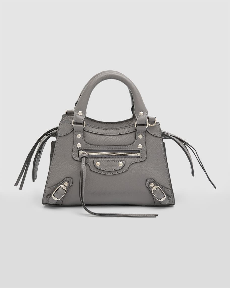 

Миниатюрная кожаная сумка Neo Classic с ручкой сверху Balenciaga