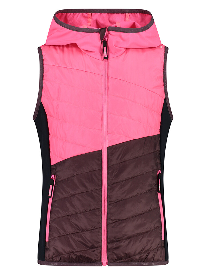 

Утепленный жилет CMP Hybrid, цвет Bordeaux/Pink