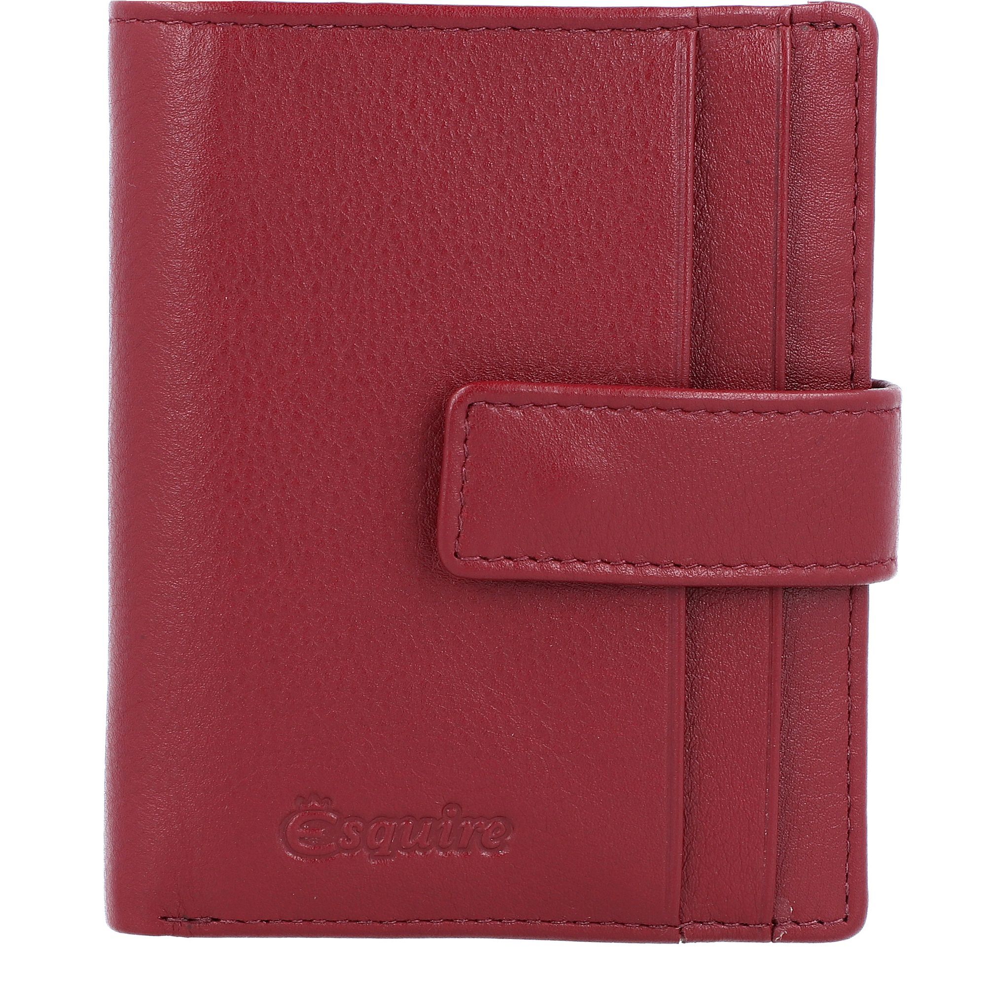 Кошелек Esquire Oslo Kreditkartenetui RFID Leder 8 см, красный