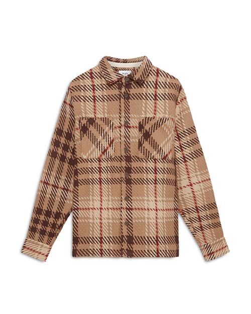 

клетчатая рубашка Whiting Wax London, цвет Tan/Beige