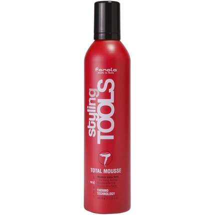 Total Mousse Мусс для волос Extra Strong с термотехнологией 400, Fanola