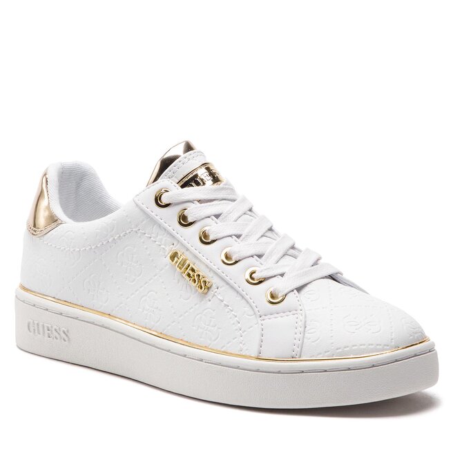 Кроссовки Guess Beckie/ActiveLady/Leather Lik, белый кроссовки guess beckie white