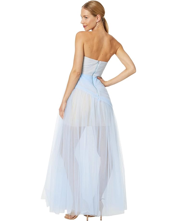 цена Платье BCBGMAXAZRIA Long Evening Dresses, цвет Skyway