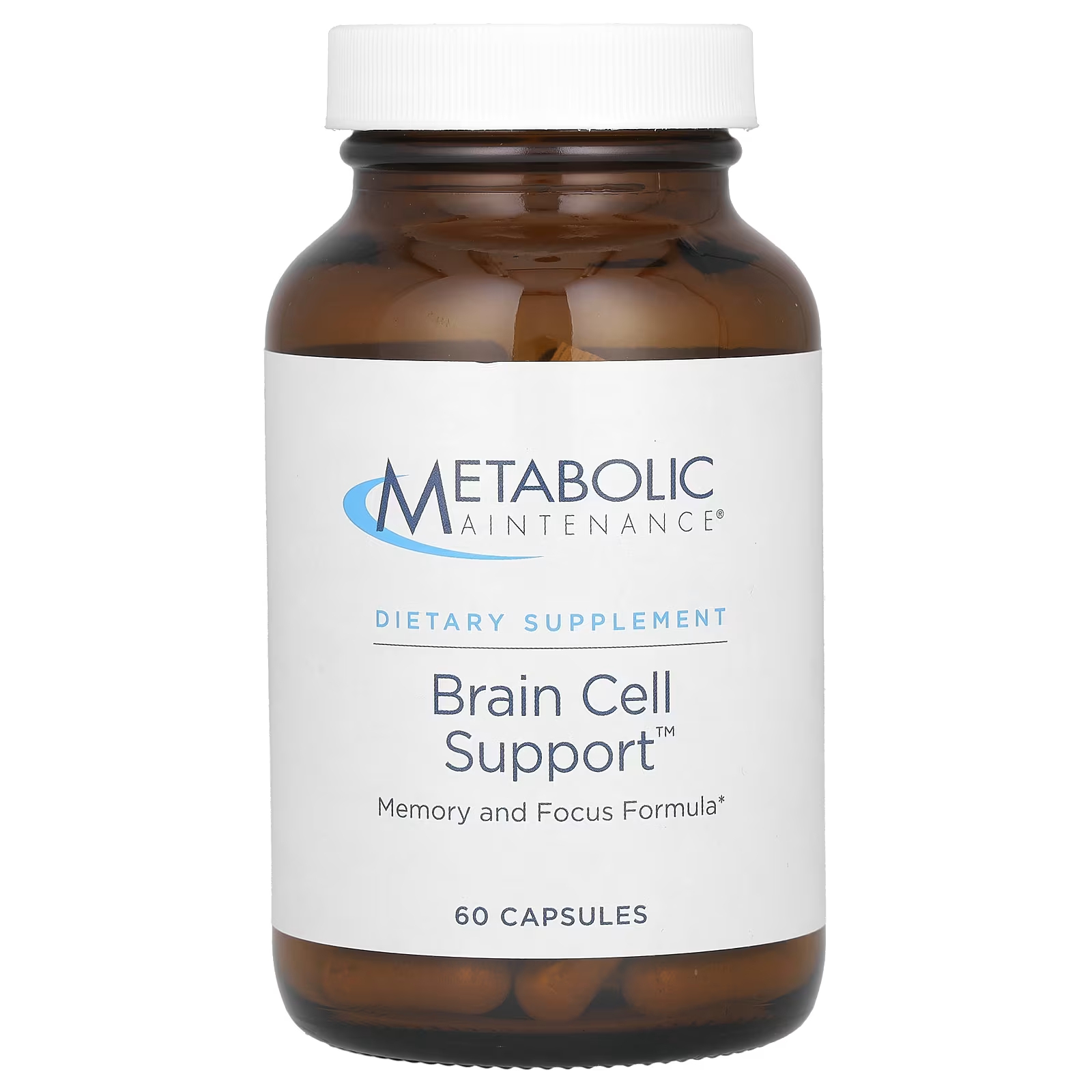 Поддержка клеток мозга Metabolic Maintenance, 60 капсул метаболическая поддержка селена metabolic maintenance 90 капсул