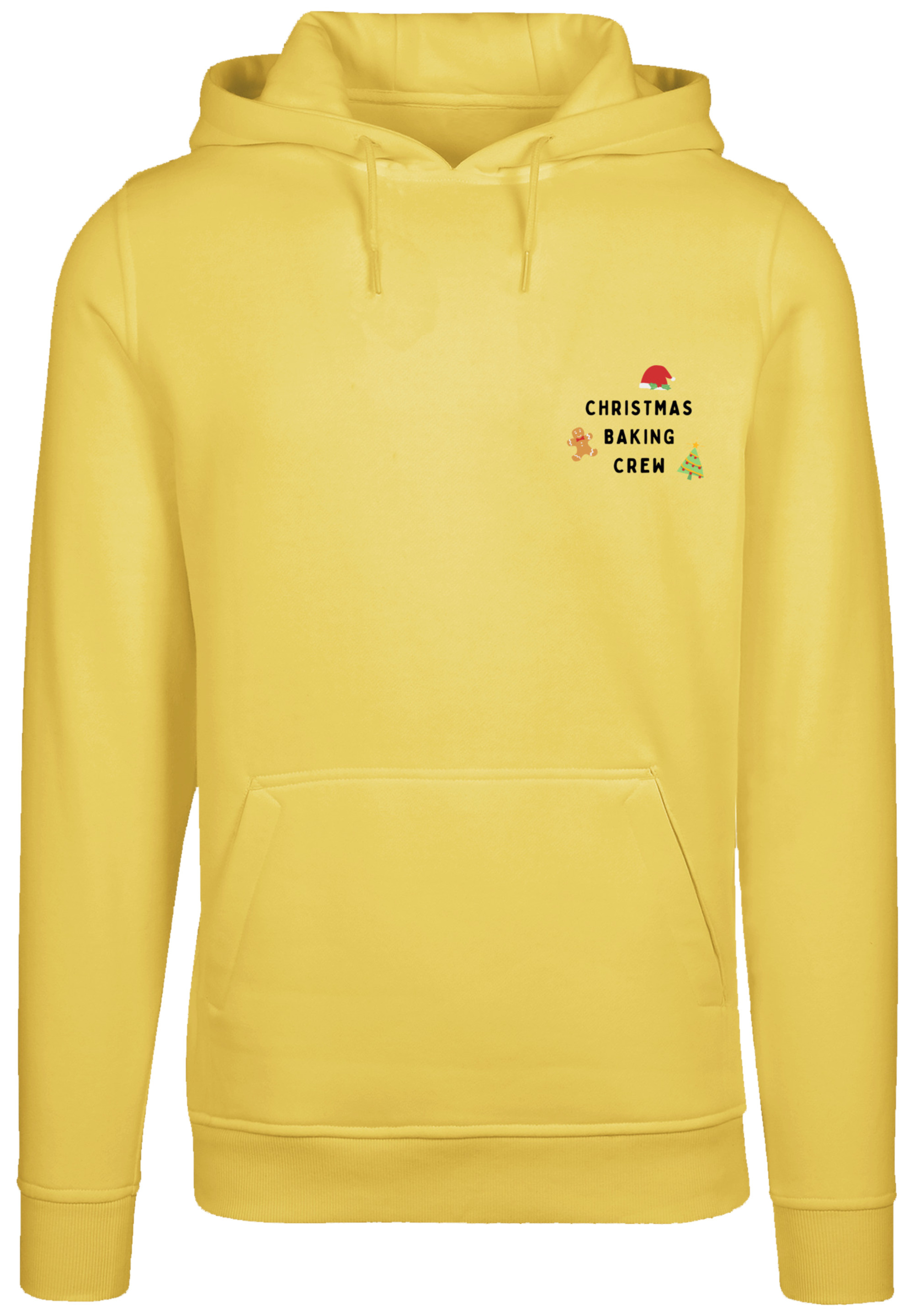 Пуловер F4NT4STIC Hoodie Christmas Baking Crew, цвет taxi yellow