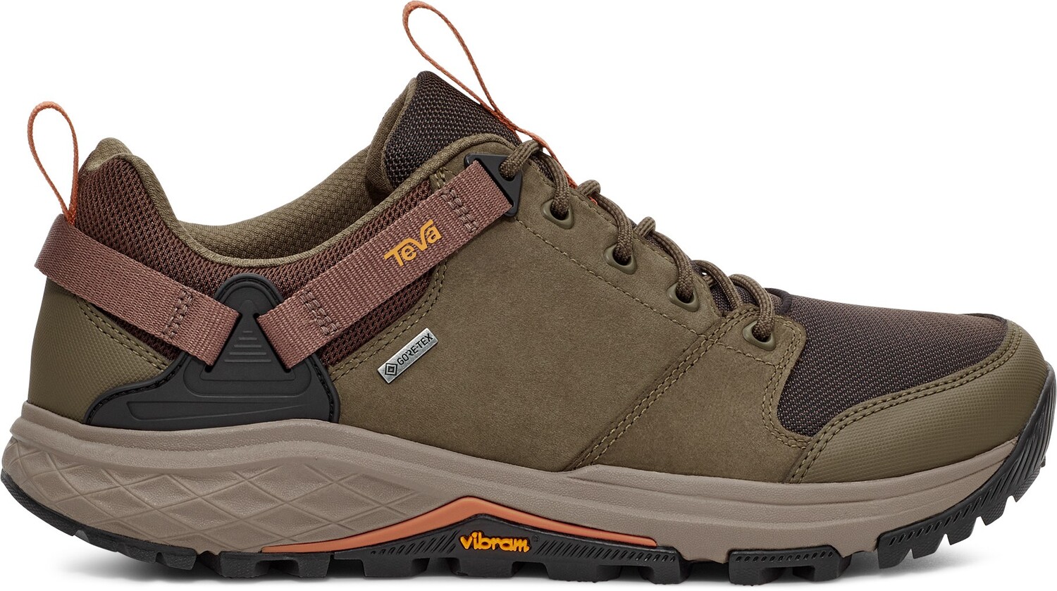 

Низкие походные мужские ботинки Teva Grandview GTX, хаки