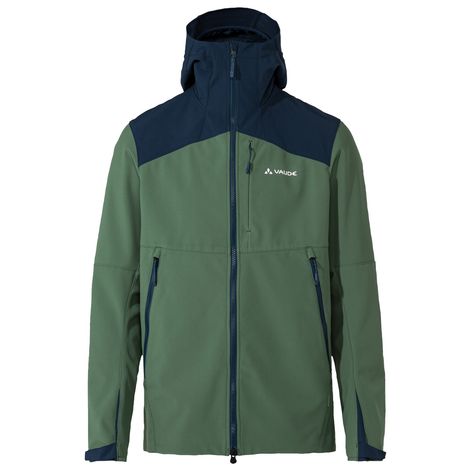 

Куртка из софтшелла Vaude Roccia Softshell II, цвет Woodland/Dark Sea
