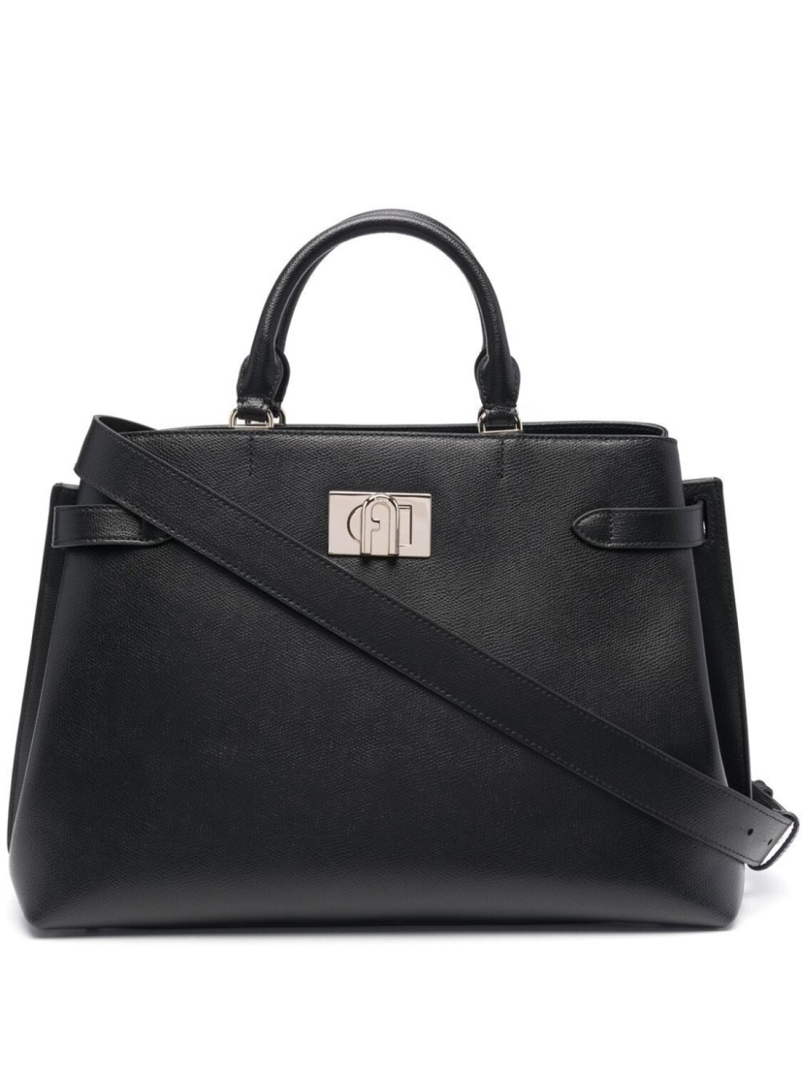 

Furla сумка с поворотным замком, черный