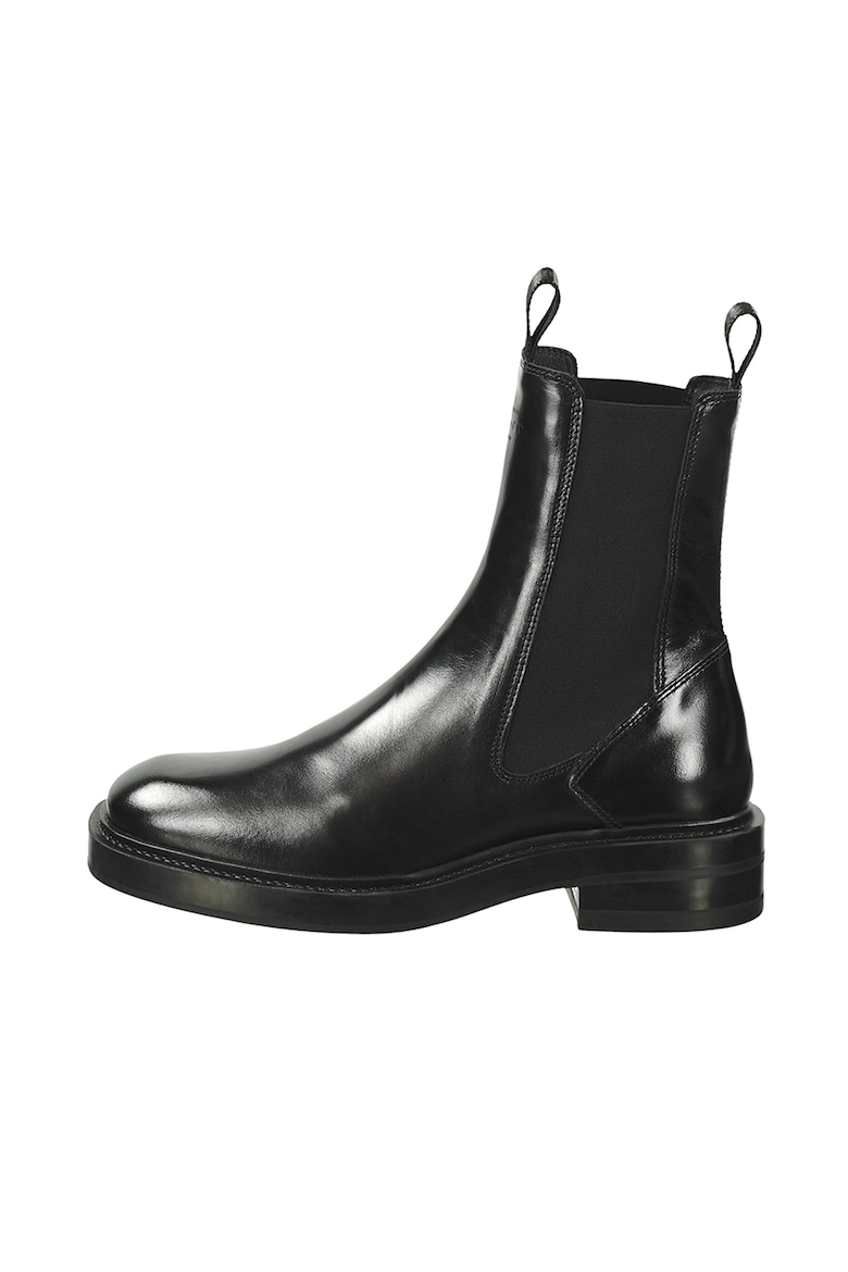 Кожаные ботинки челси с логотипом Gant, черный кожаные ботинки челси с логотипом gant коричневый