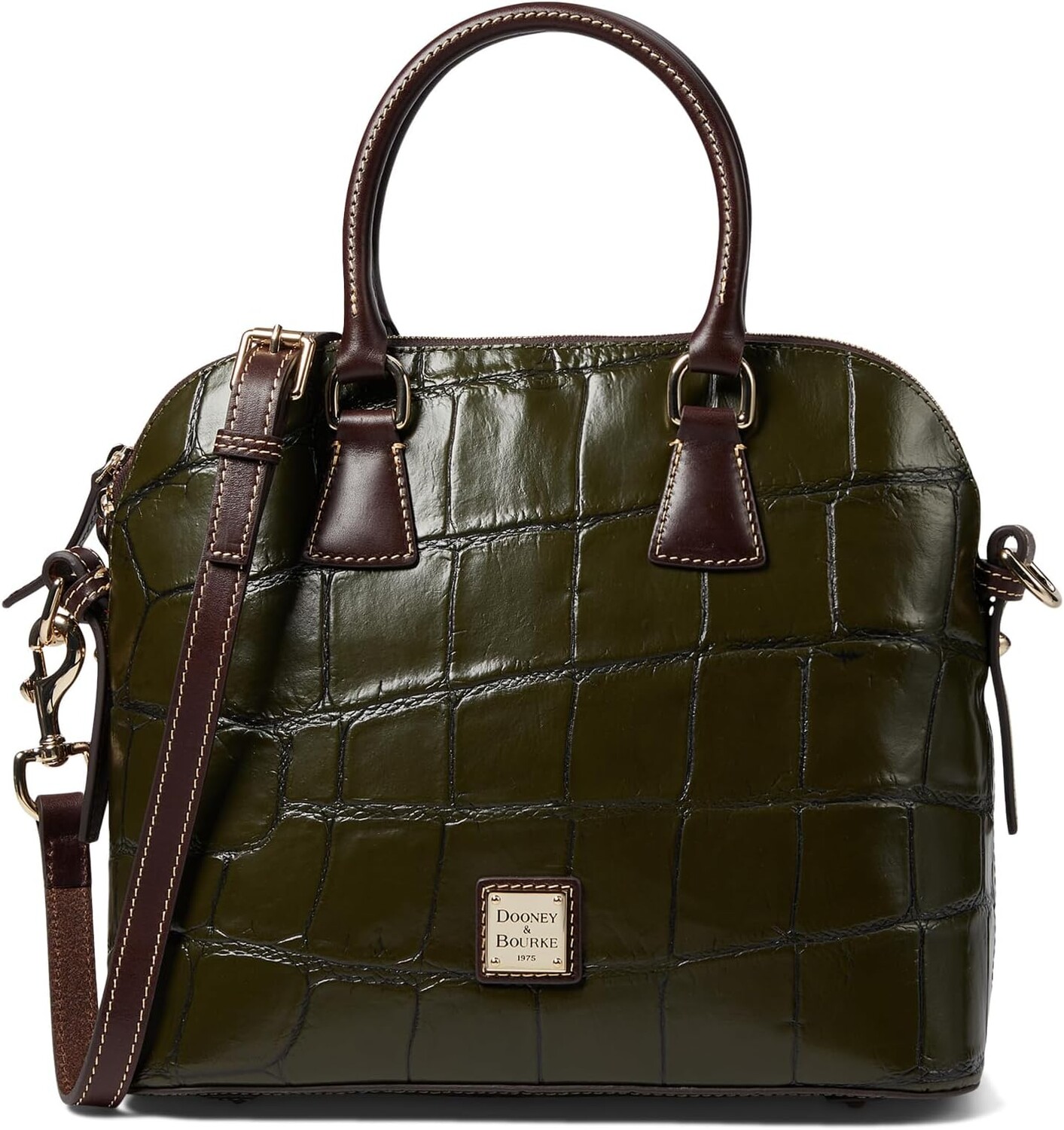 

Сумка-сумка Denison II с куполом Dooney & Bourke, цвет Olive