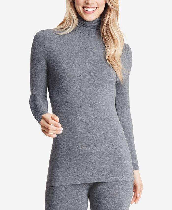 

Мягкая одежда и эластичная водолазка Cuddl Duds, серый