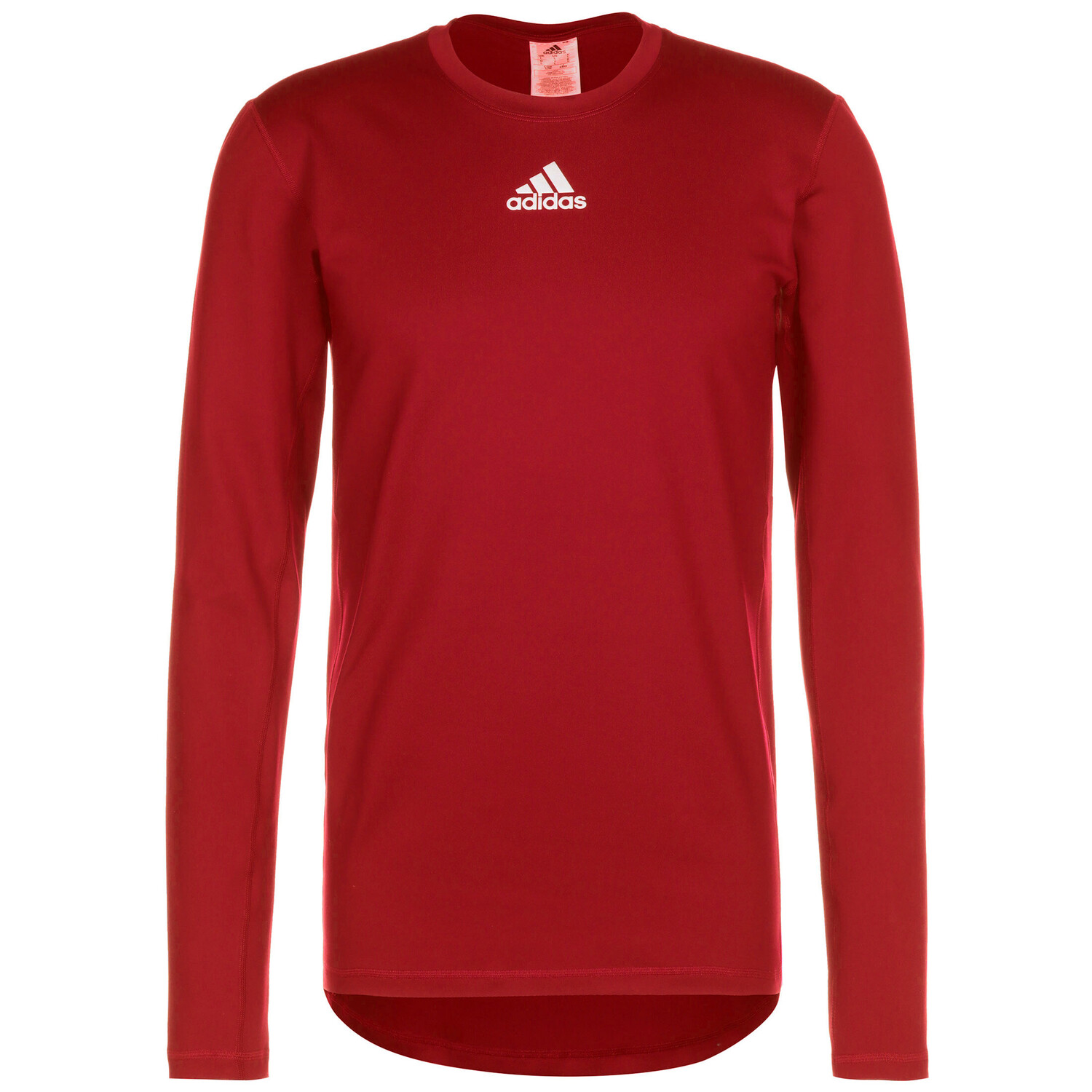 

Лонгслив adidas Performance Techfit, красный