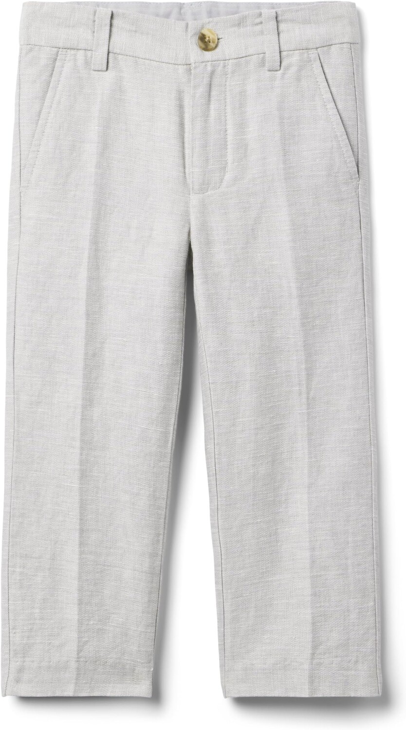 

Брюки Janie and Jack Linen Dress Up Pant, серый