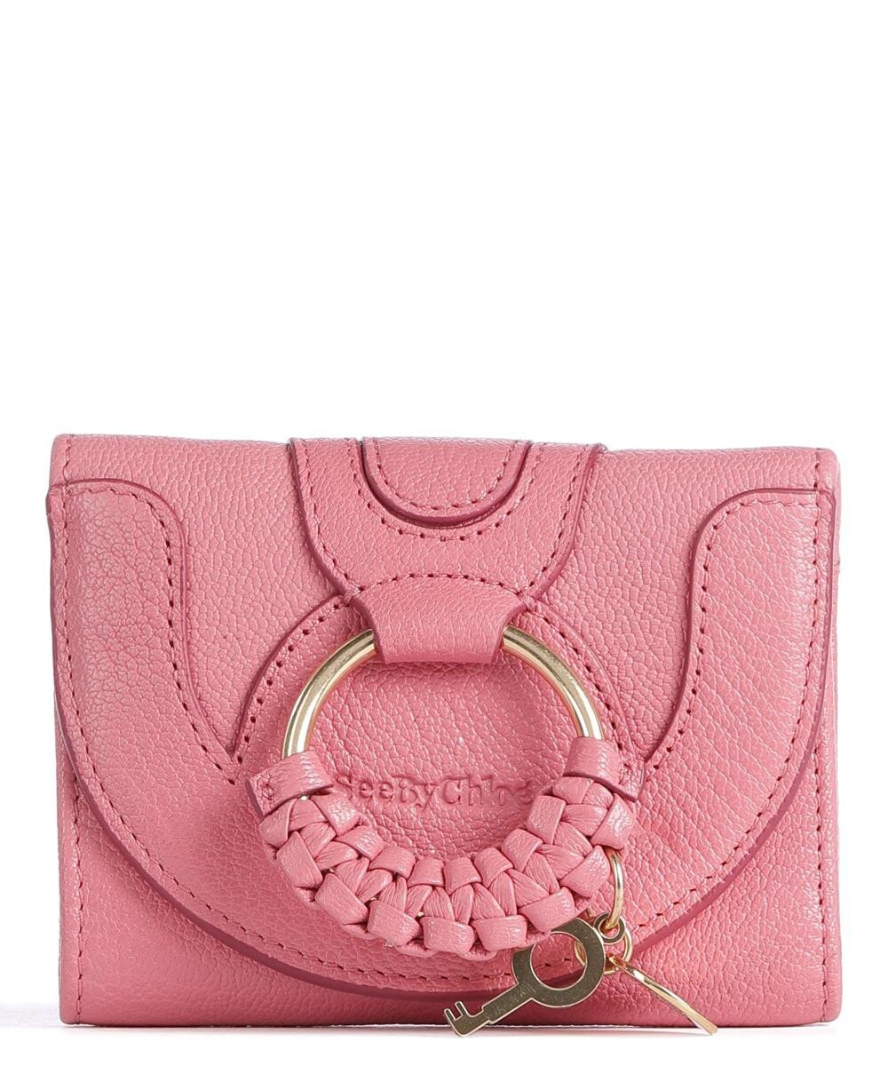 

Кошелек Hana из зерненой козьей кожи See By Chloé, розовый