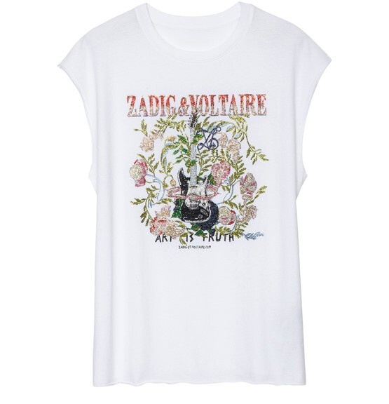 

Майка с гитарой Cécilia Zadig&Voltaire