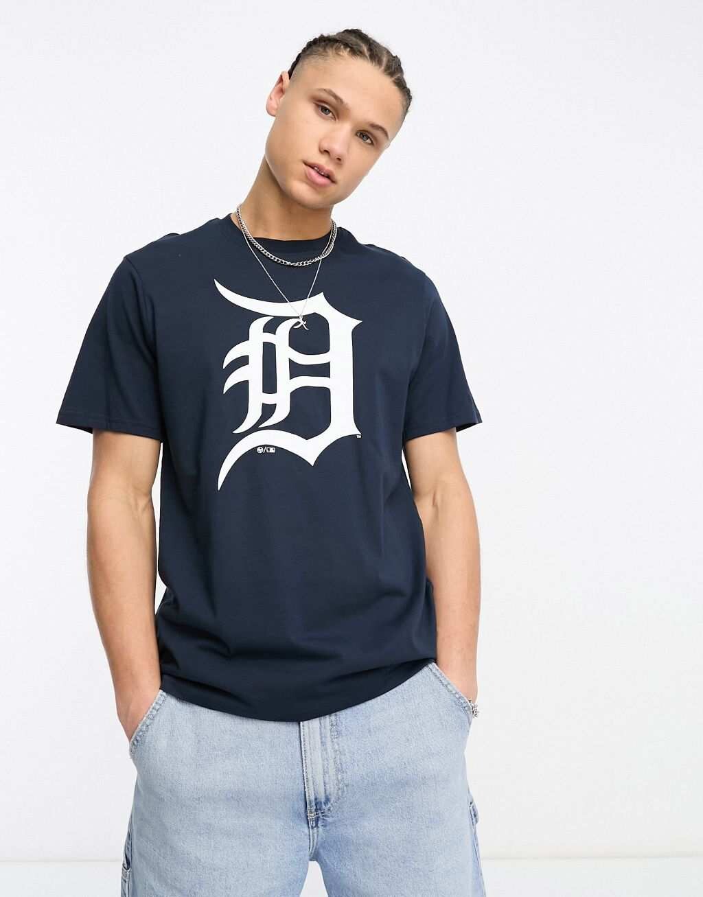 

Темно-синяя футболка 47 Brand MLB Detroit Tigers, Синий