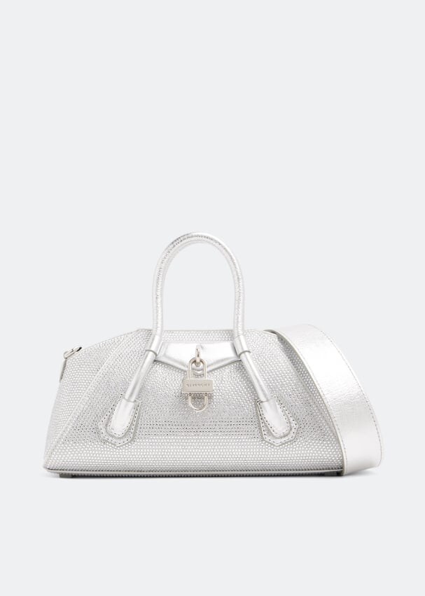 

Сумка Givenchy Mini Antigona Stretch, металлик