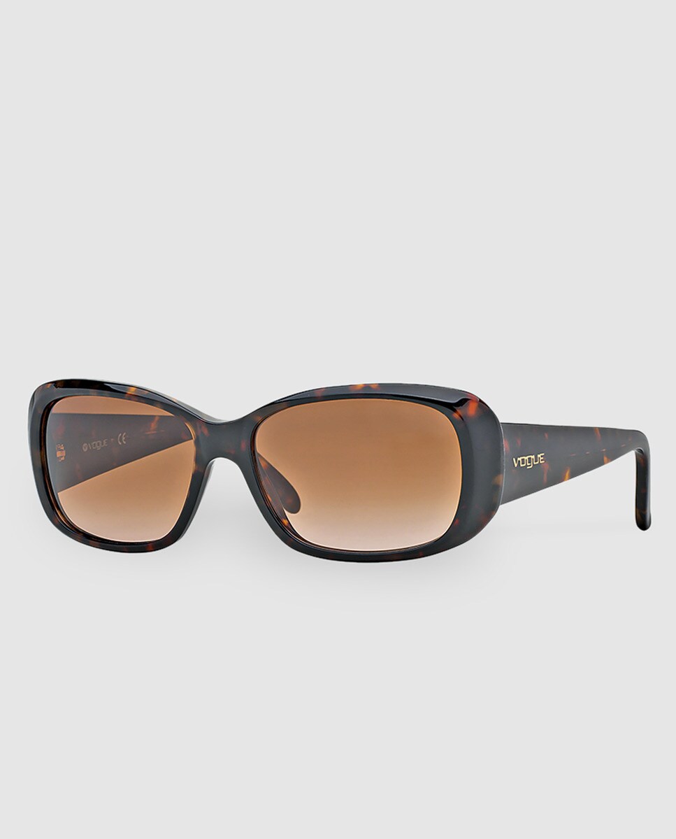 Солнцезащитные очки «гавана» прямоугольной формы VO2606S Vogue, коричневый