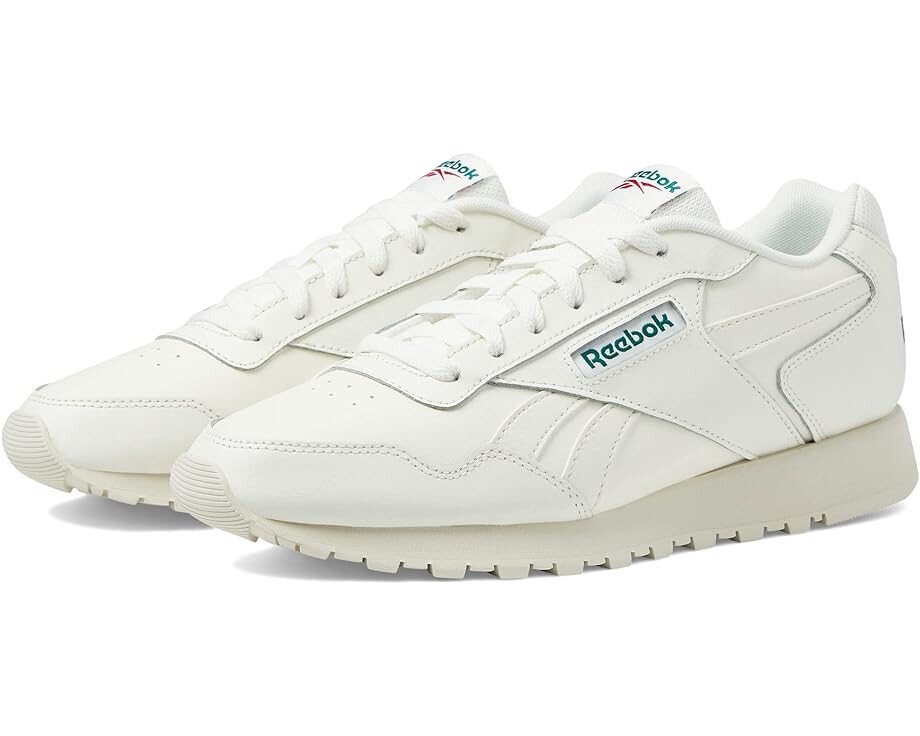 цена Кроссовки Reebok Glide, цвет Chalk/Dark Green/Flash Red