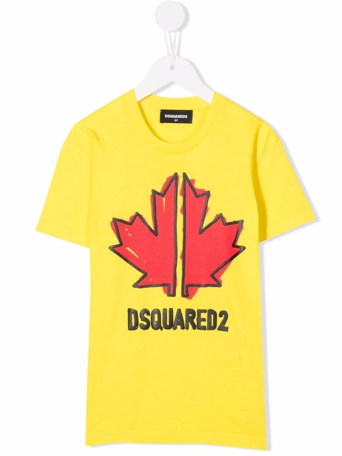 

Футболка Maple Leaf Dsquared2 Kids, желтый