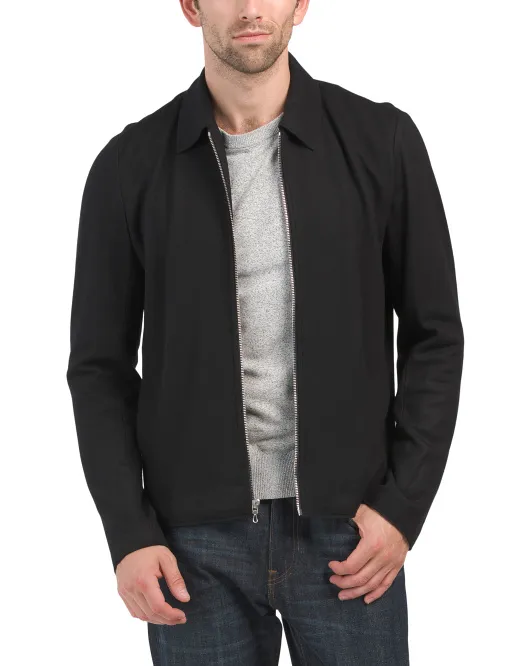 

Куртка Melrose из японской смеси шерсти Rag & Bone, черный