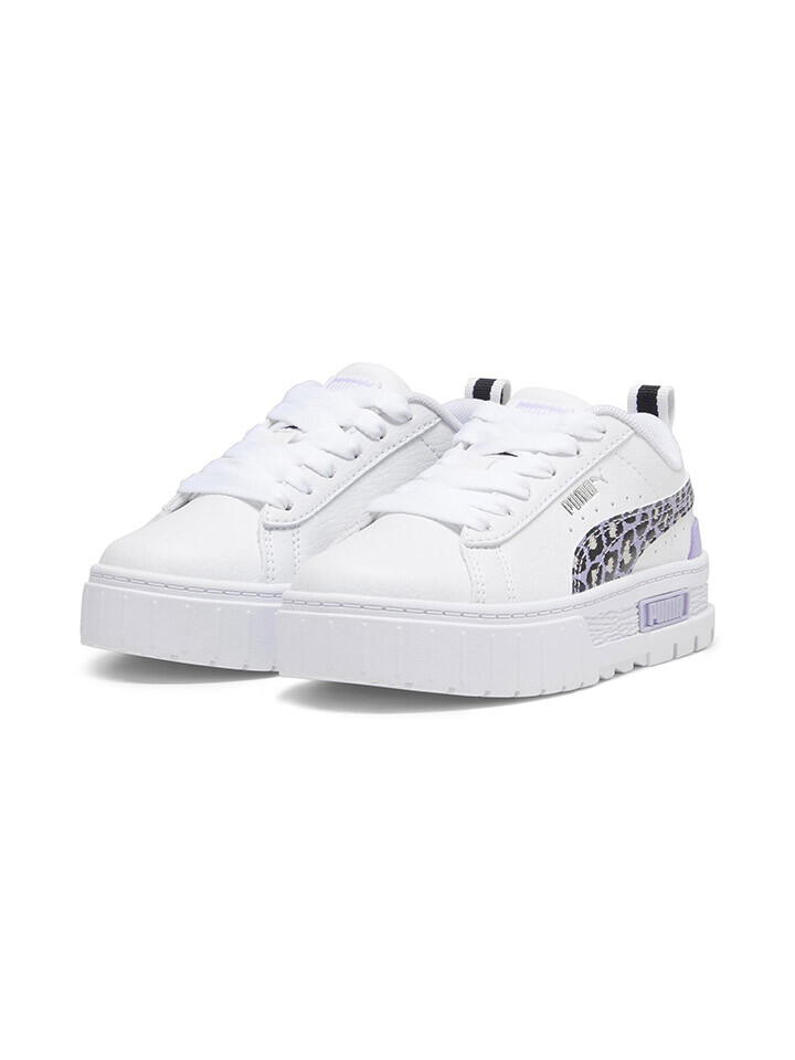 

Низкие кроссовки Puma Mayze Wild, цвет Weiß/Lila/Schwarz