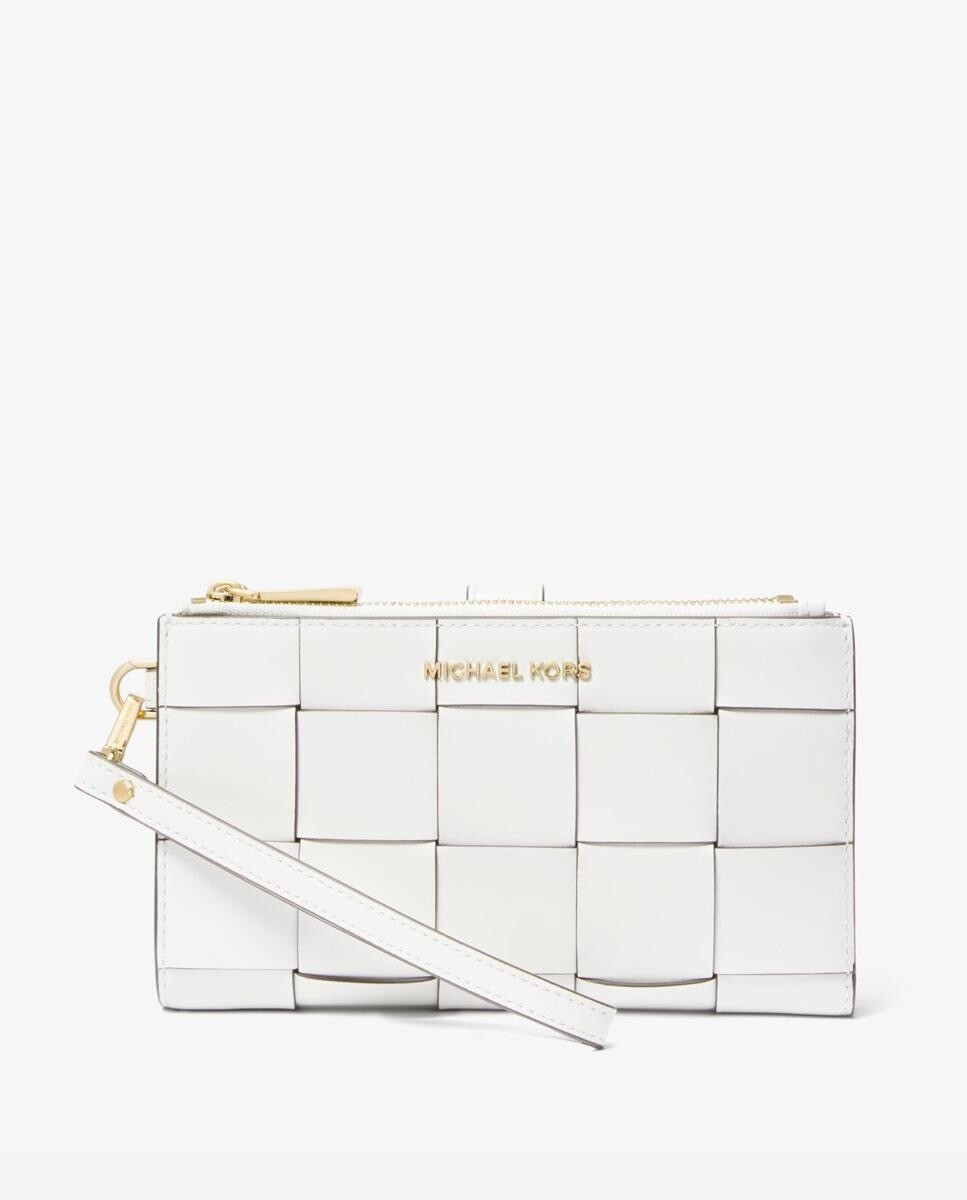 

Пустой кожаный женский кошелек Michael Michael Kors, белый