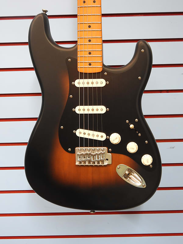 Электрогитара Squier 40th Anniversary Stratocaster Vintage Edition - Satin Wide 2 Color Sunburst