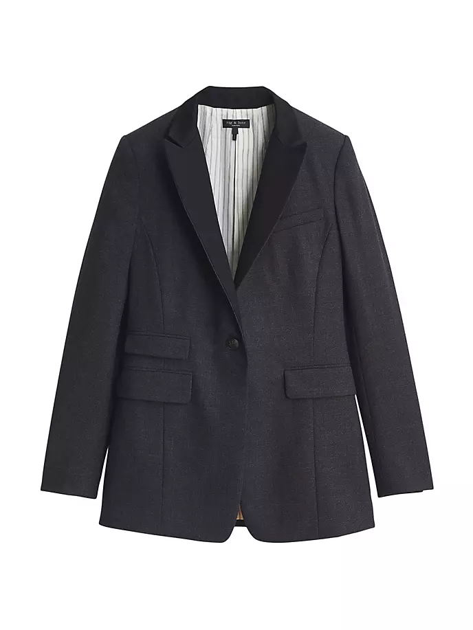 

Японский шерстяной пиджак Paloma Rag & Bone, серый