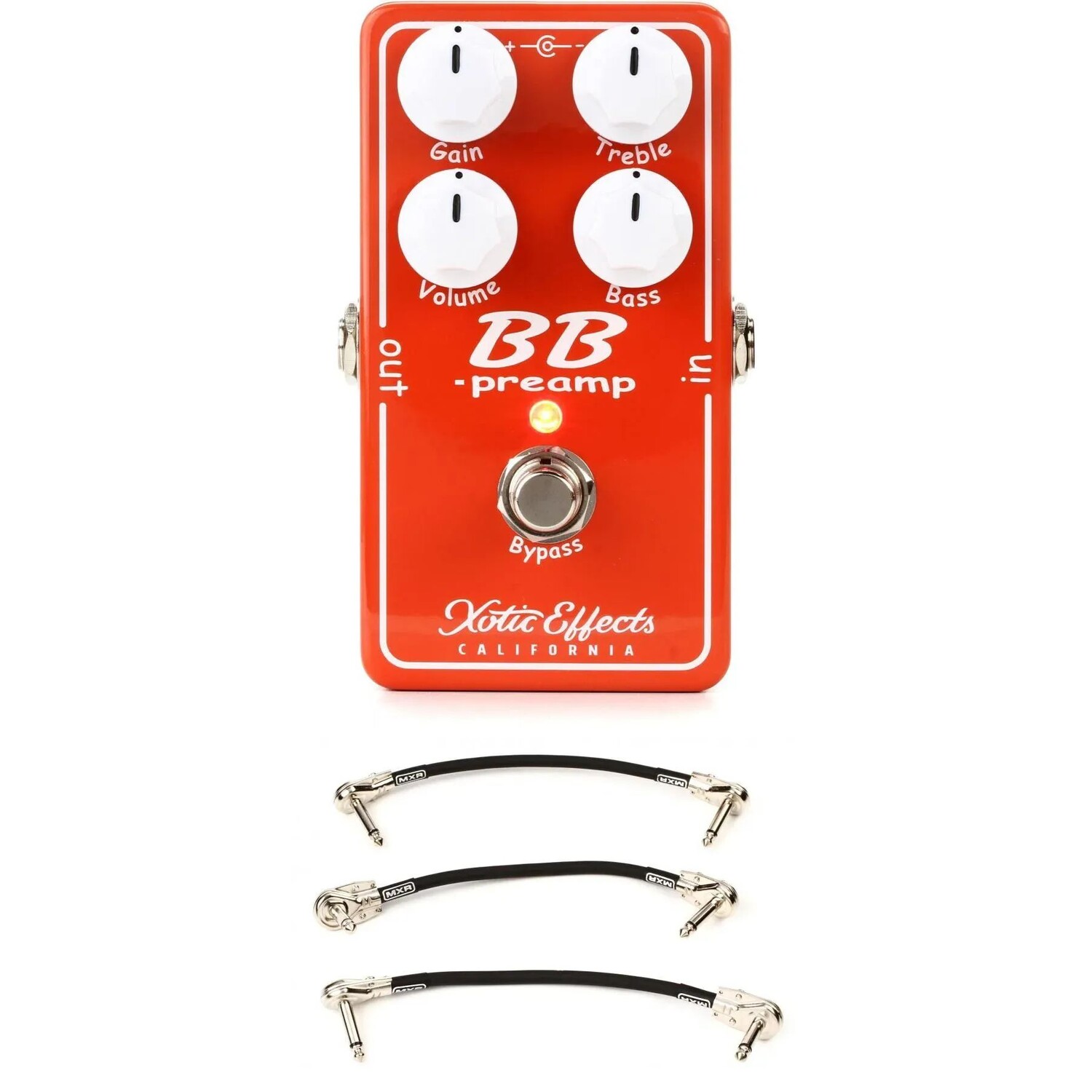 

Xotic BB Preamp v 1.5 Педаль с 3 патч-кабелями