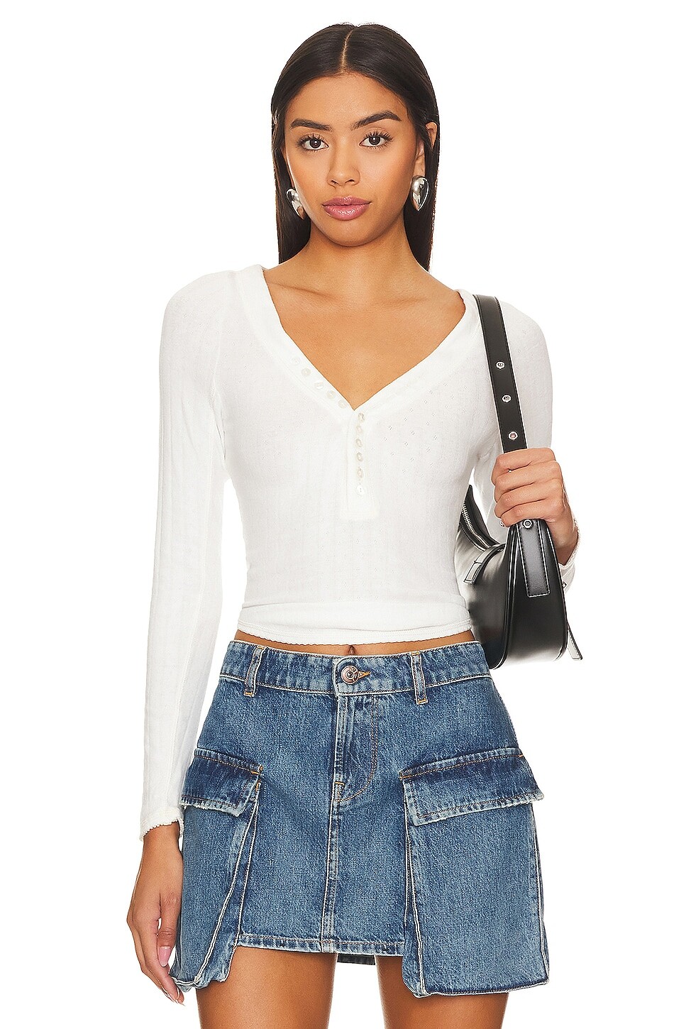 

Топ Free People x Revolve Coffee Chat, цвет Sugar Swizzle