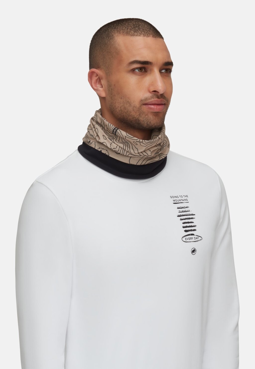 

Утеплитель для шеи THERMO NECK GAITER Mammut, черно-саванна