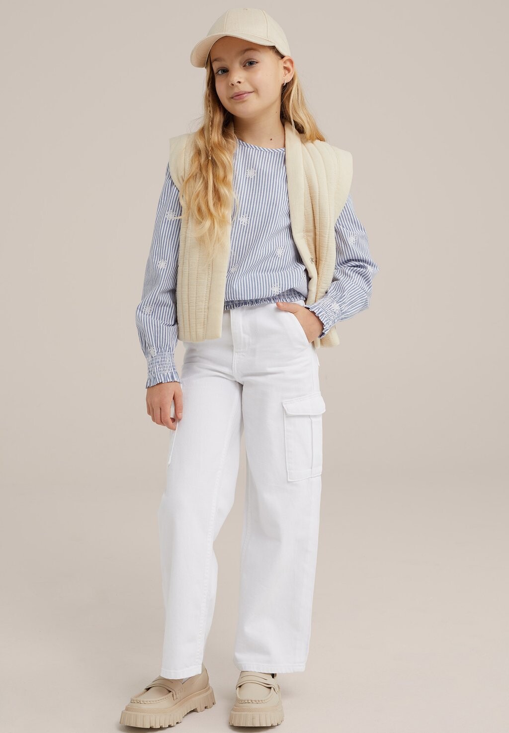 

Блузка WE Fashion, синяя