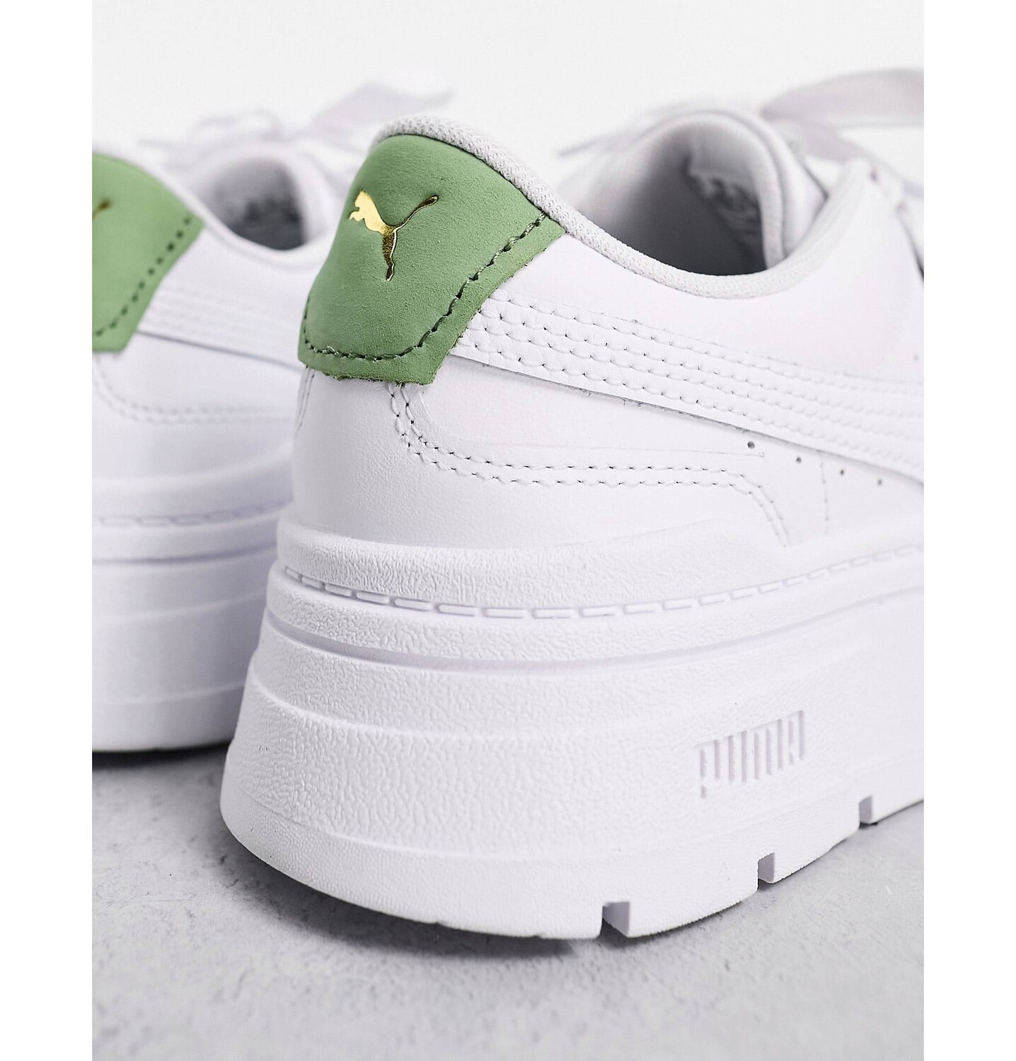 Бело-зеленые кроссовки Puma Mayze Stack – заказать по доступной цене из ...