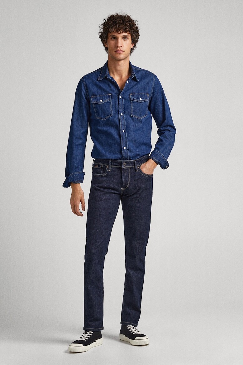 

Джинсы с контрастной строчкой Pepe Jeans London, синий