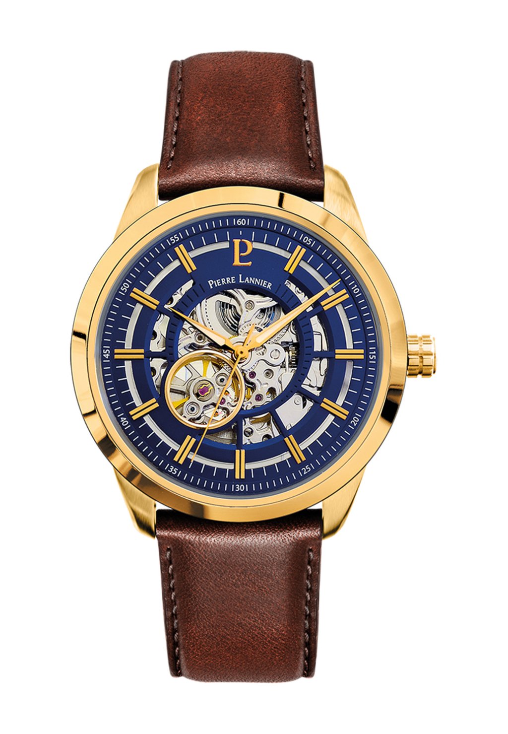Часы Automatic Pierre Lannier, цвет bleu et doré
