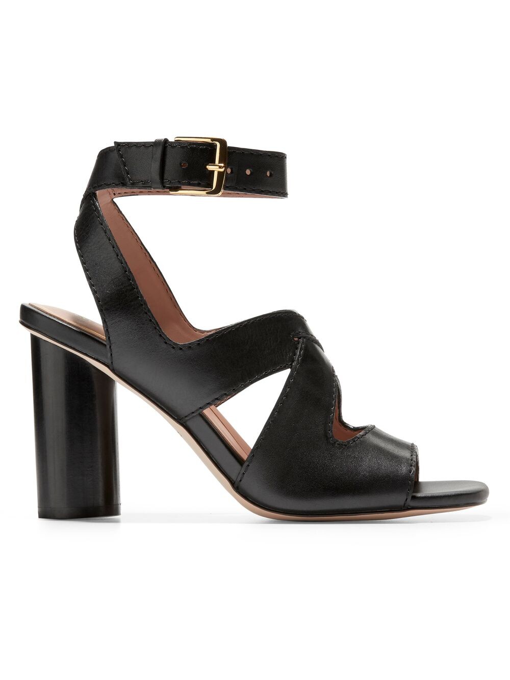 

Кожаные сандалии Reina 85 с перекрестными крестами Cole Haan, черный