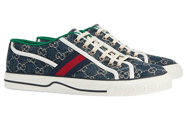 

Кроссовки GUCCI Tennis 1977, синий/белый/красный