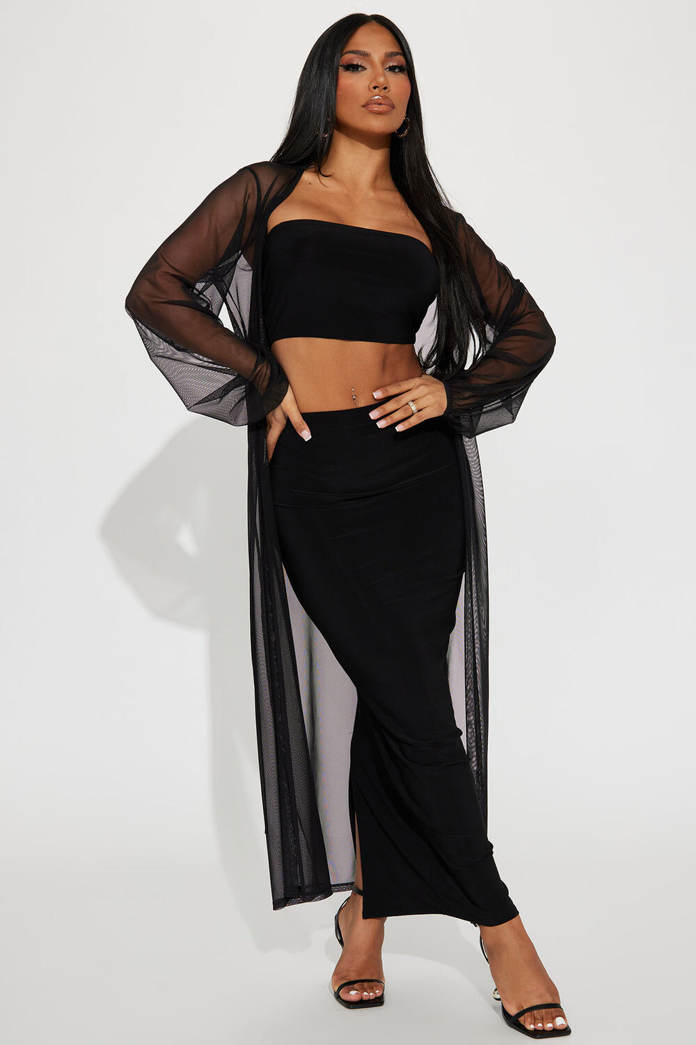 

Юбка Fashion Nova HKCTS22229, черный