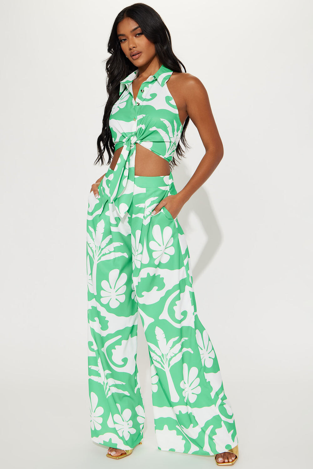 

Брюки Fashion Nova ST82072FNS, зеленый