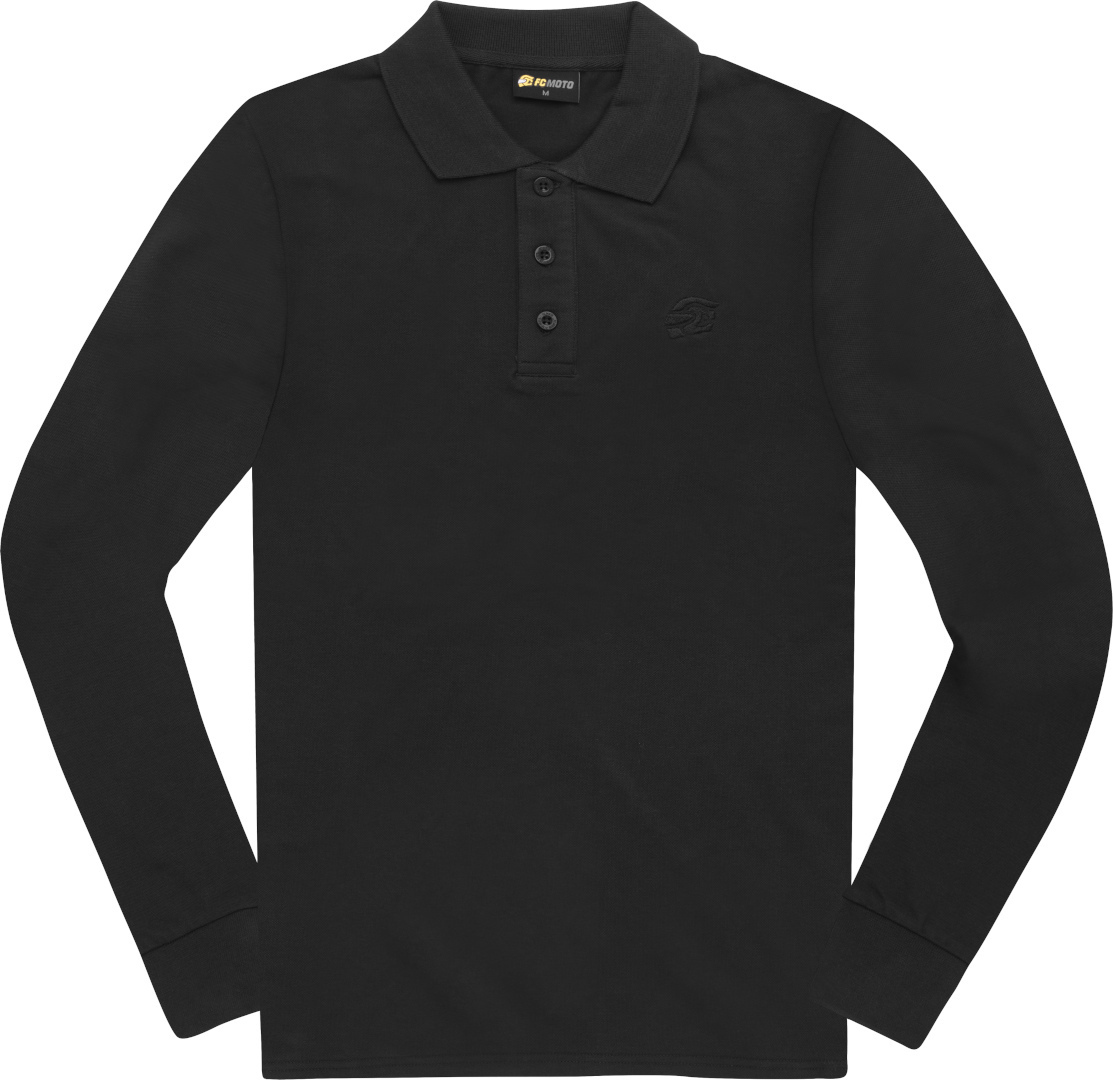 Рубашка поло FC-Moto Long Run с длинными рукавами, черный рубашка с длинными рукавами etudes x batia suter illusion цвет белый черный