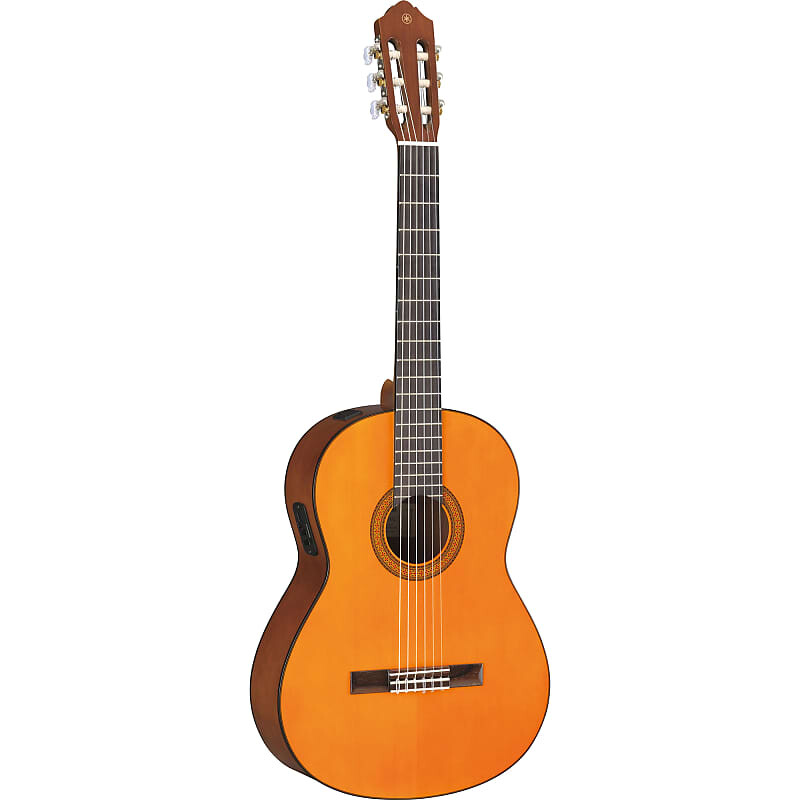 

Yamaha CGX102 Классическая гитара с нейлоновыми струнами, корпус из нато и верхняя дека из ели