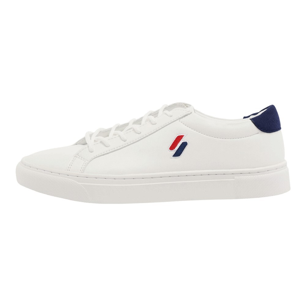 

Кроссовки Superdry Vegan Court Tennis, white supermarine navy