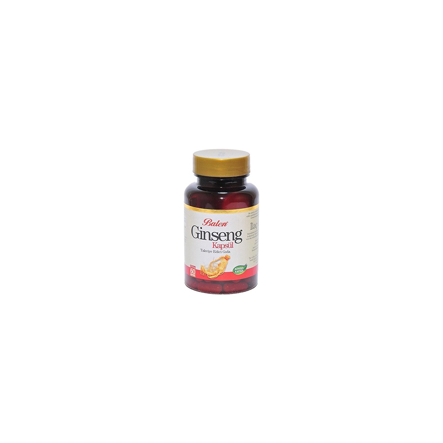 Капсулы женьшеня Balen, 60 капсул, 375 мг, 3 штуки royal jelly 1 500 mg 60 veg capsules