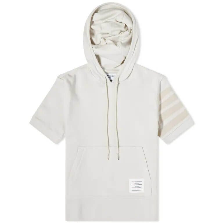

Толстовка Thom Browne 4 Bar Short Sleeve, белый