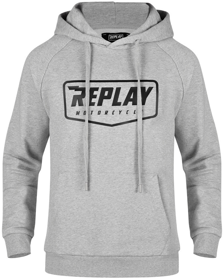 Толстовка Replay Logo, серый - фото