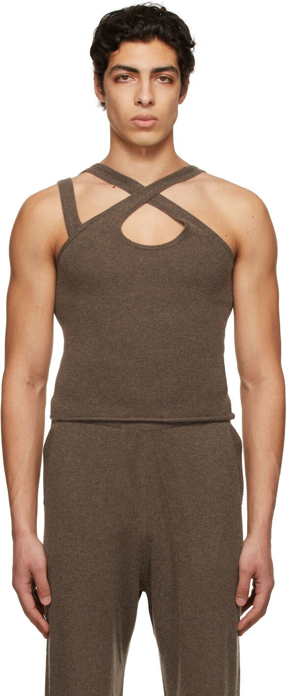 

Коричневая майка n°222 Raver extreme cashmere